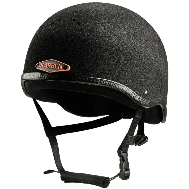 Shires KARBEN Junior Skull Cap in Black